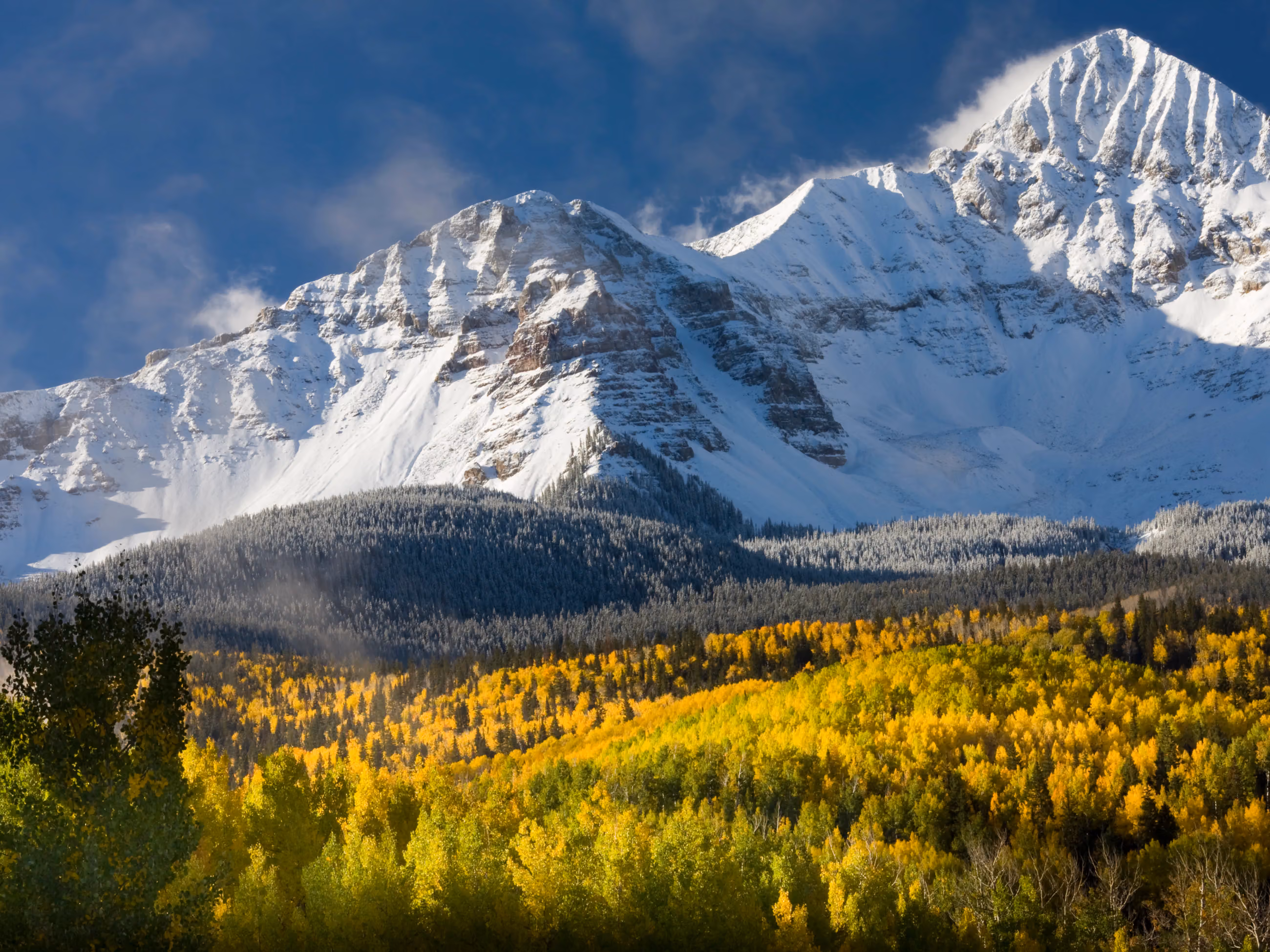 The San Juan mountains above Telluride