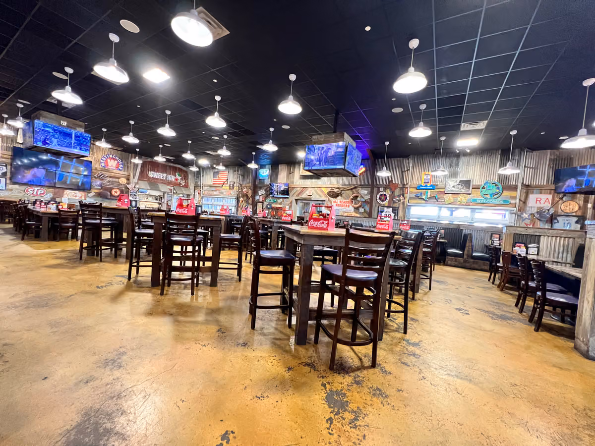 The dining room at Brewster Street Southside
