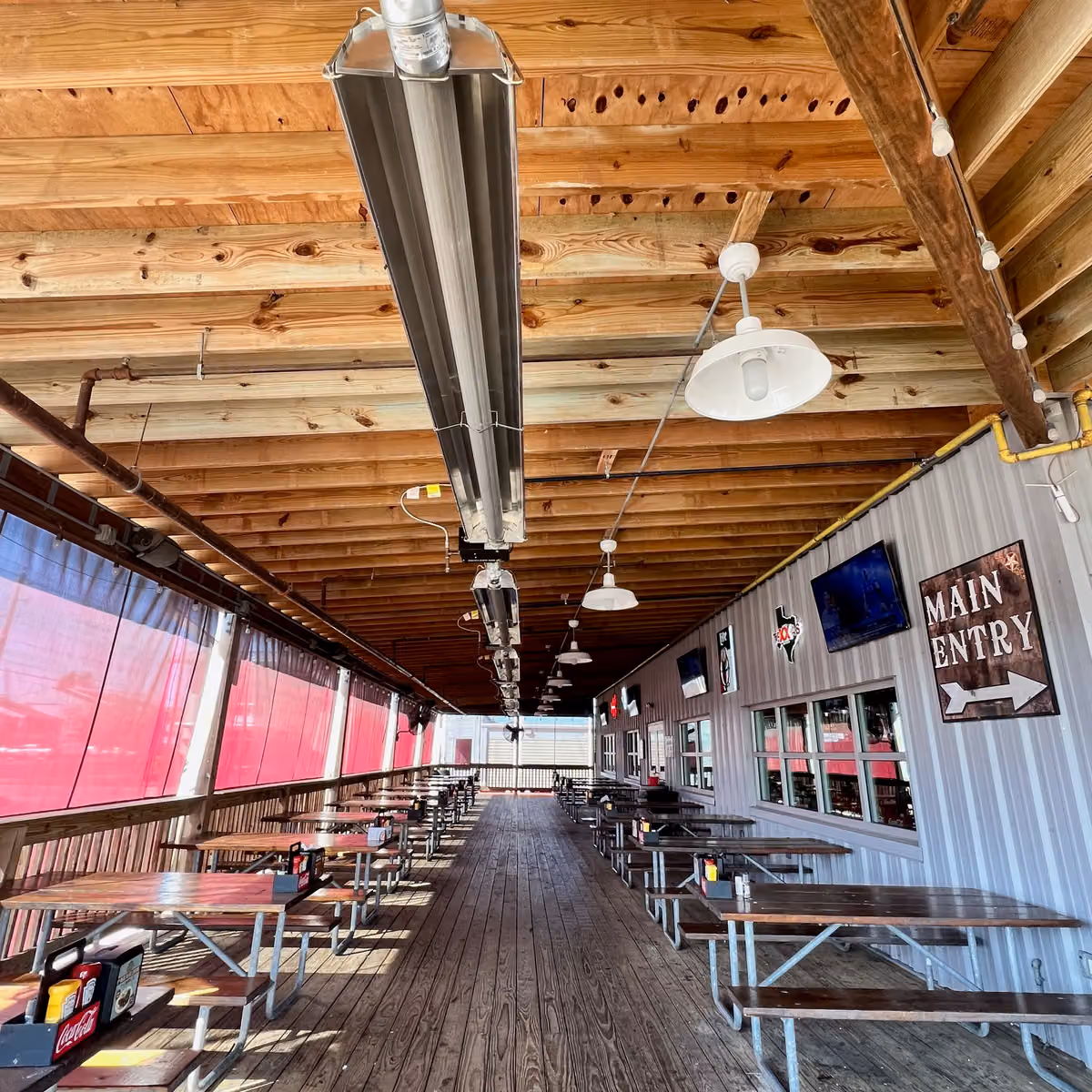 The Holly deck at Brewster Street Southside