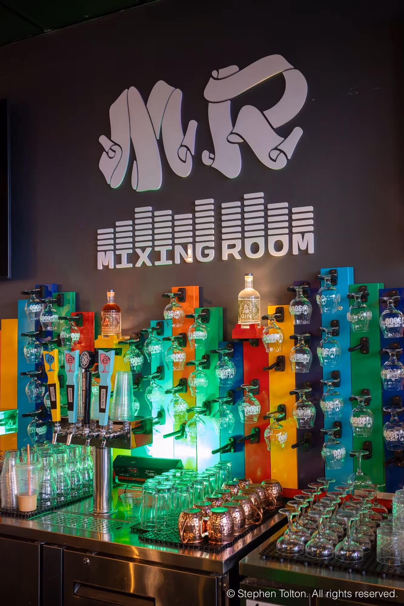 The Mixing Room on a game night