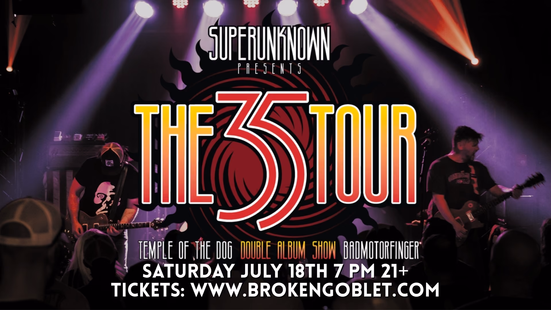 Superunknown 35 Tour poster