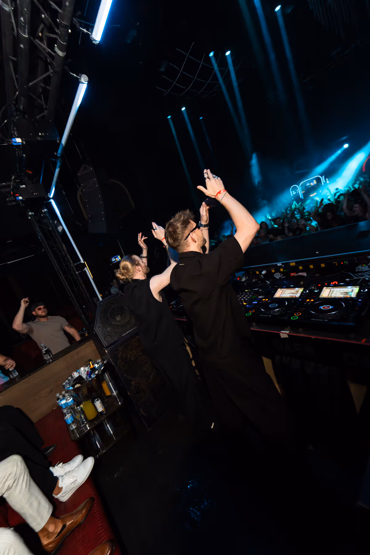 The DJ at DAER Nightclub