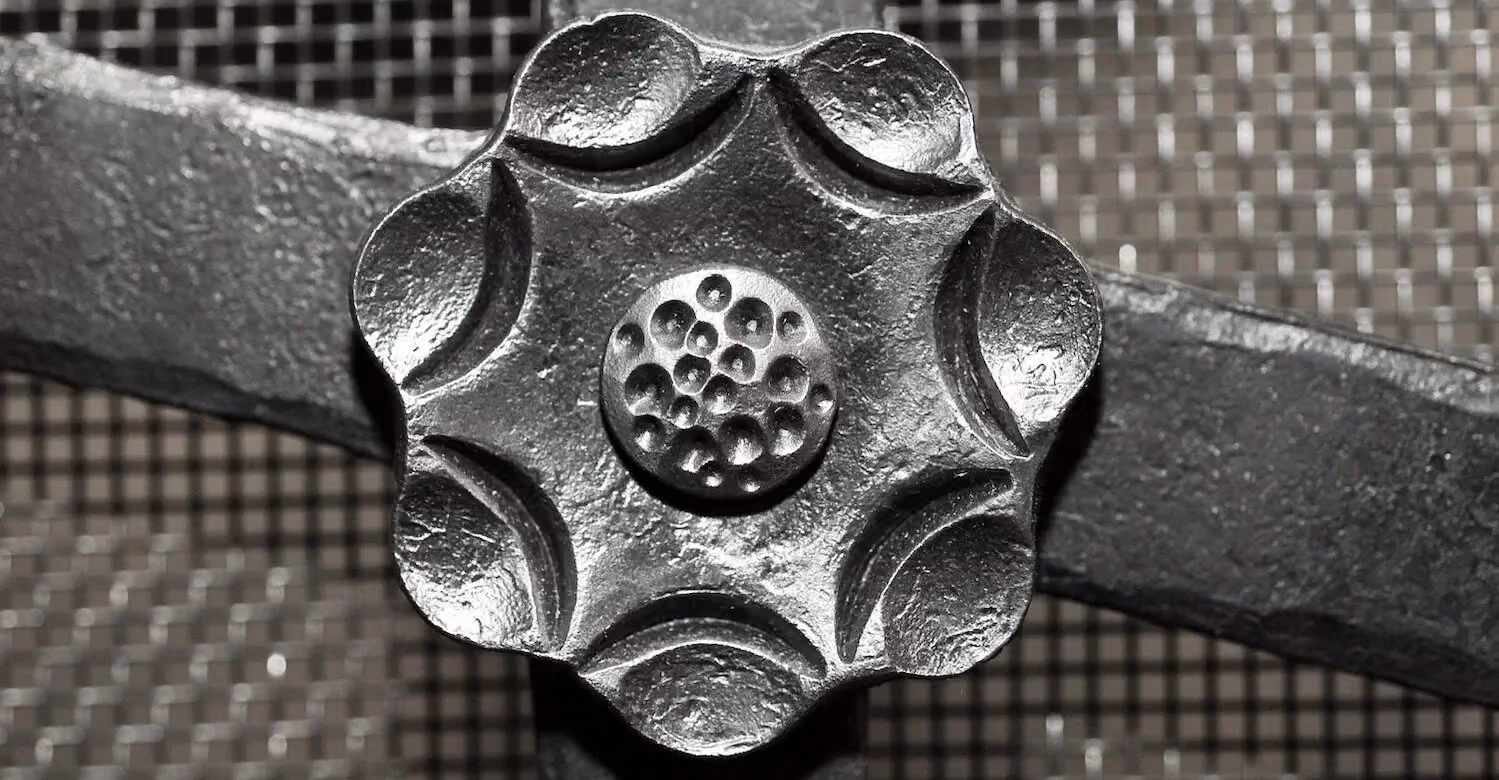 Forged ironwork from the Bennett Forgeworks shop