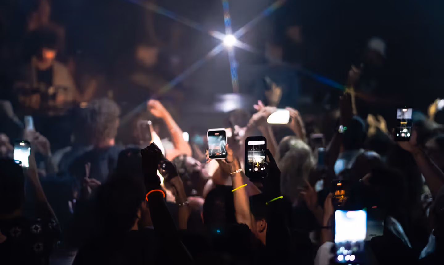 Pixl Events crew and crowd at a live event