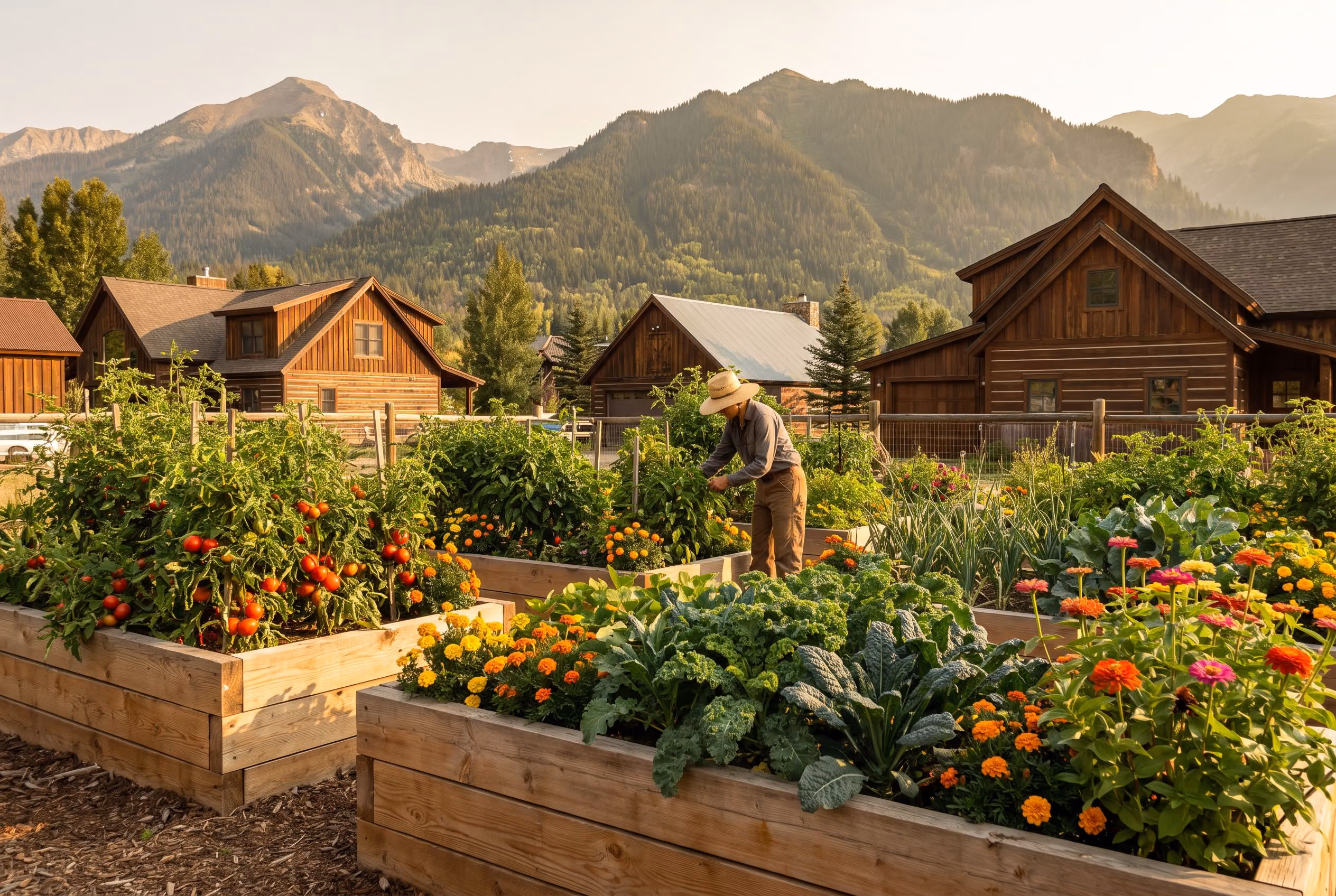 Community garden in Durango