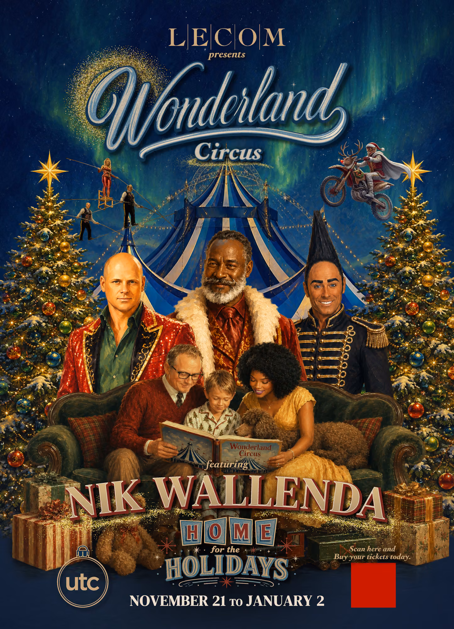 Nik Wallenda Live — Home for the Holidays poster