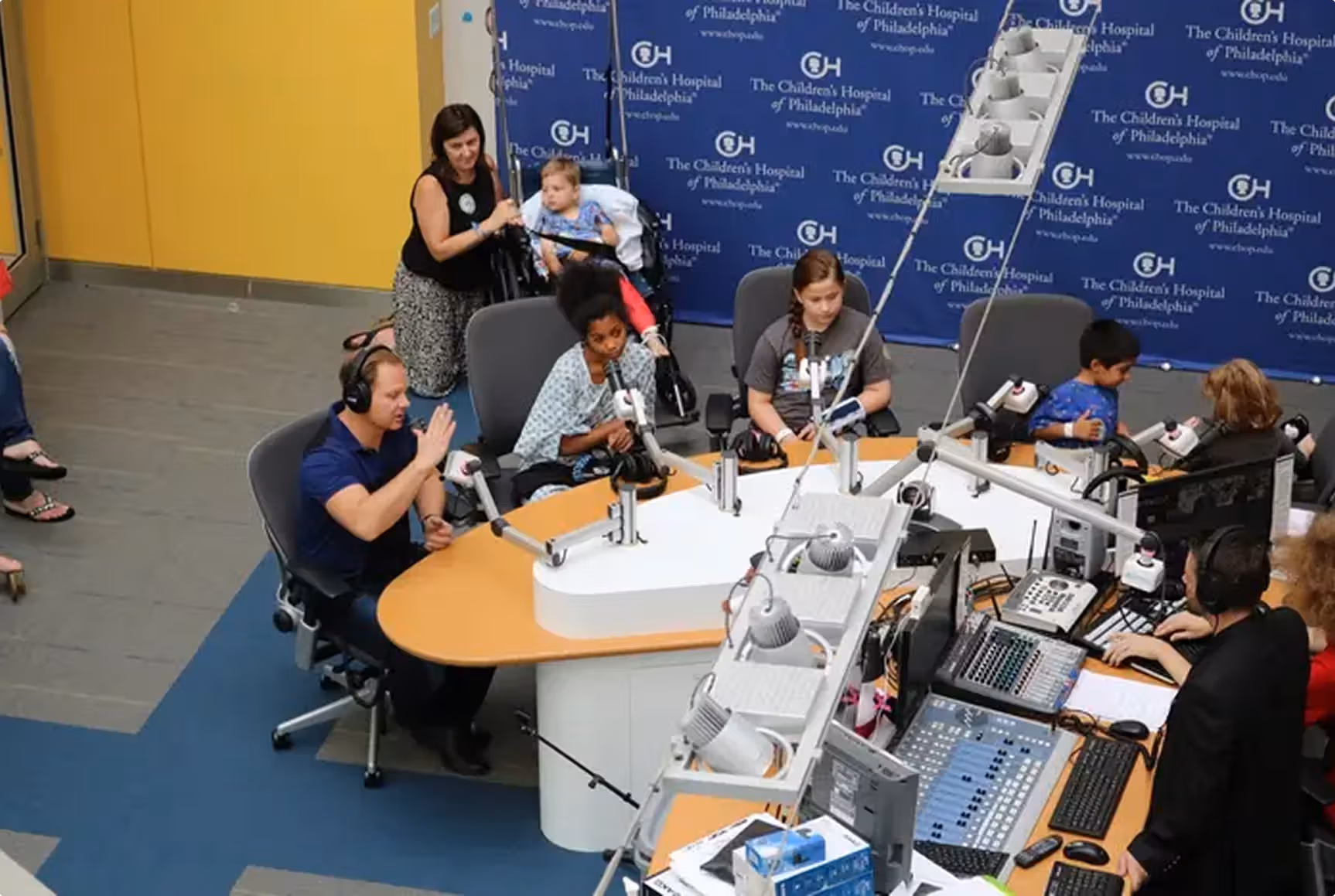 Students experiencing a live performance